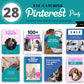 Pinterest Templates Canva - Pinterest Pins Canva Templates - Pinterest Board - Commercial Use