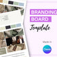 Canva Brand Kit Template | Mini Brand Board Template | Commercial Use