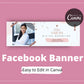 Facebook Timeline Cover Templates | Rose Gold Facebook Banner
