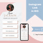 Instagram Link in Bio in Canva | IG Landing Page | Instagram Website | Commercial Use