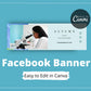 Facebook Timeline Cover Templates, Modern Facebook Banner in Canva