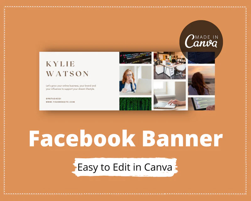 Facebook Timeline Cover Templates, Autumn Facebook Banner in Canva