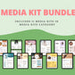 Bundle of 11 Media Kits | Instagram Influencer | Blogger | Media Press Kit | Commercial Use