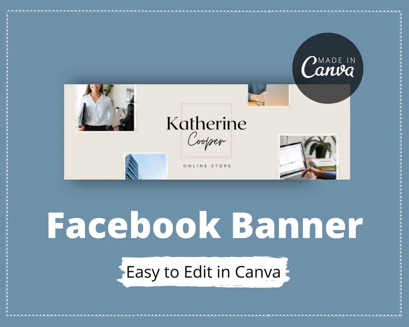 Facebook Timeline Cover Templates, Canva Template, Web Banner, Photo Banner, Facebook Template