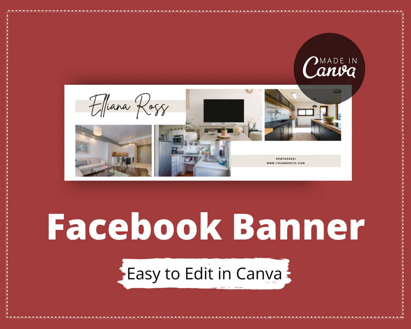 Facebook Timeline Cover Templates, Canva Template, Web Banner, Photo Banner, Facebook Template