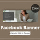 Facebook Timeline Cover Templates, Canva Template, Web Banner, Photo Banner, Facebook Template
