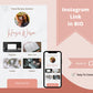 Instagram Link in Bio in Canva | IG Landing Page | Instagram Website | Commercial Use