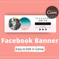 Facebook Timeline Cover Templates, Colorful Facebook Banner in Canva