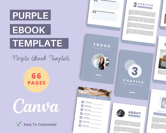 Canva Ebook Template, Editable Canva Template, Boho Mini Ebook Template | A4