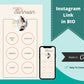 Instagram Link in Bio in Canva | IG Landing Page | Instagram Website | Commercial Use