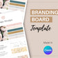 Canva Brand Kit Template | Mini Brand Board Template | Commercial Use