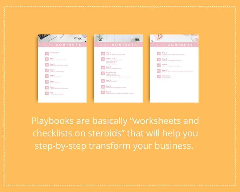 Done for You Content Marketing Playbook in Canva