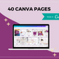 Plum Canva Ebook Template, Editable Canva Template, 31 page Ebook Template | A4 Size
