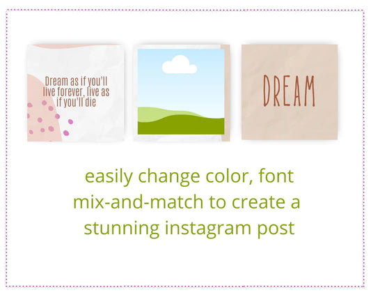 Instagram Puzzle Feed | Instagram Branding Kit | Instagram Layout | IG Grid Canva Templates 18 Posts