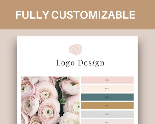Canva Brand Kit Template | Mini Brand Board Template | Commercial Use