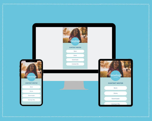 Instagram Link in Bio in Canva | IG Landing Page | Instagram Website | Commercial Use