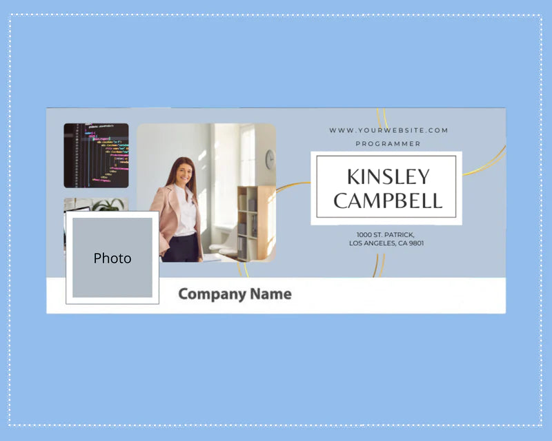 Facebook Timeline Cover Templates, Winter Facebook Banner in Canva