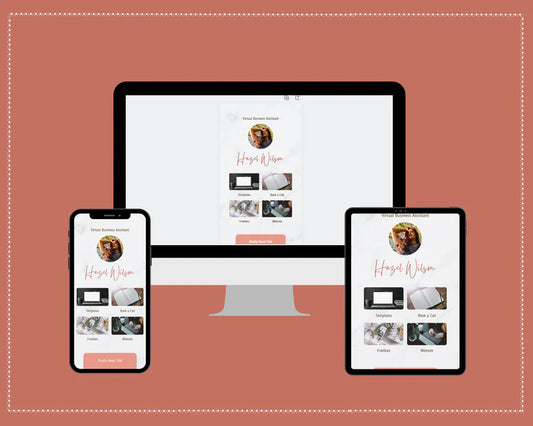 Instagram Link in Bio in Canva | IG Landing Page | Instagram Website | Commercial Use