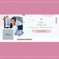 Facebook Timeline Cover Templates | Rose Gold Facebook Banner