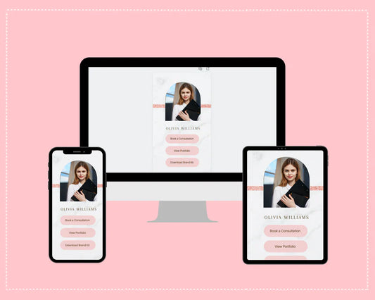 Instagram Link in Bio in Canva | IG Landing Page | Instagram Website | Commercial Use