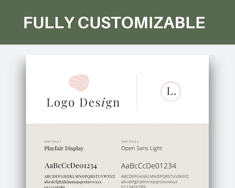 Canva Brand Kit Template | Mini Brand Board Template | Commercial Use