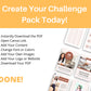 30 Day Challenge Template Canva Template, Daily Challenge, Commercial Use