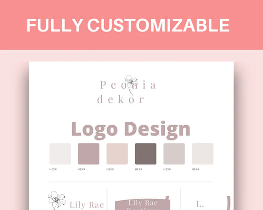 Canva Brand Kit Template | Mini Brand Board Template | Commercial Use