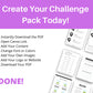3 Day Challenge Template Canva Template, Daily Challenge, Commercial Use