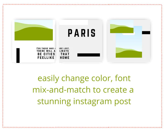 Instagram Puzzle Feed | Instagram Branding Kit | Instagram Layout | IG Grid Canva Templates 18 Posts