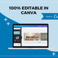 Editable LinkedIn Banner | Canva Template | Linked In | Branding | Header Template | Commercial Use