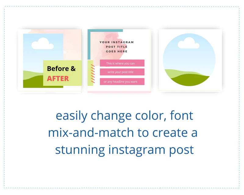 Instagram Puzzle Feed | Instagram Branding Kit | Instagram Layout | IG Grid Canva Templates 15 Posts