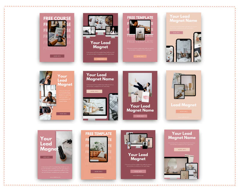 Pinterest Templates Canva - Pinterest Pins Canva Templates - Pinterest Board - Commercial Use