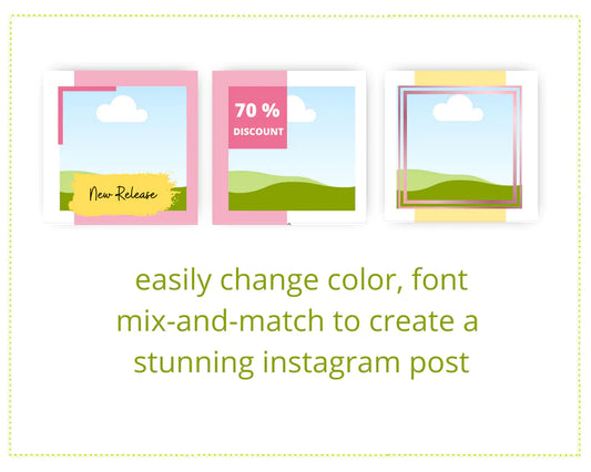 Instagram Puzzle Feed | Instagram Branding Kit | Instagram Layout | IG Grid Canva Templates 15 Posts