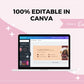 Email Signature Template | Gmail Signature Design | Editable Canva Signature Design