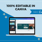 Editable LinkedIn Banner | Canva Template | Linked In | Branding | Header Template | Commercial Use
