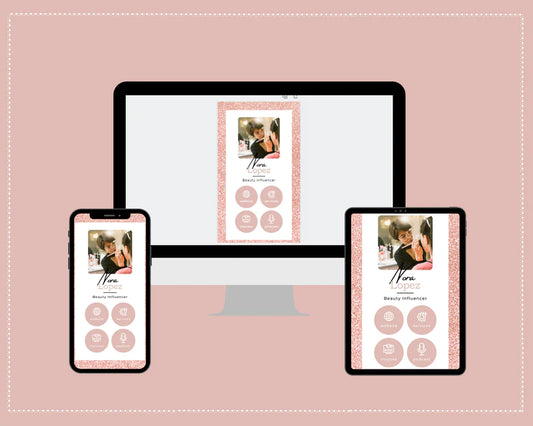 Instagram Link in Bio in Canva | IG Landing Page | Instagram Website | Commercial Use