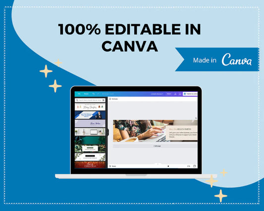 Editable LinkedIn Banner | Canva Template | Linked In | Branding | Header Template | Commercial Use