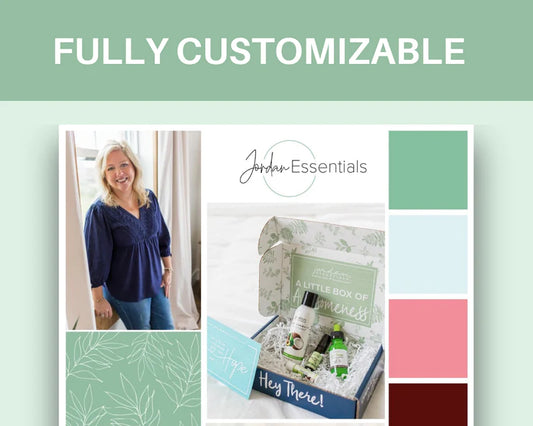 Canva Brand Kit Template | Mini Brand Board Template | Commercial Use