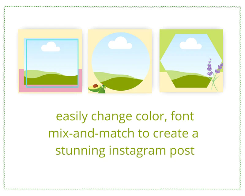 Instagram Puzzle Feed | Instagram Branding Kit | Instagram Layout | IG Grid Canva Templates 15 Posts