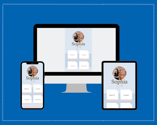 Instagram Link in Bio in Canva | IG Landing Page | Instagram Website | Commercial Use