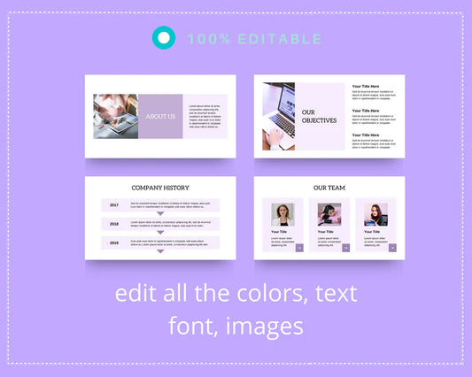 Business Plan Slide Deck Presentation | Startup Slide Deck in Canva | Commercial Use