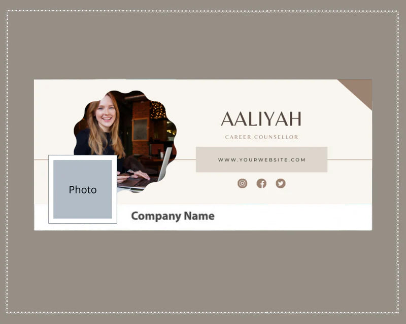 Facebook Timeline Cover Templates, Neutral Facebook Banner in Canva