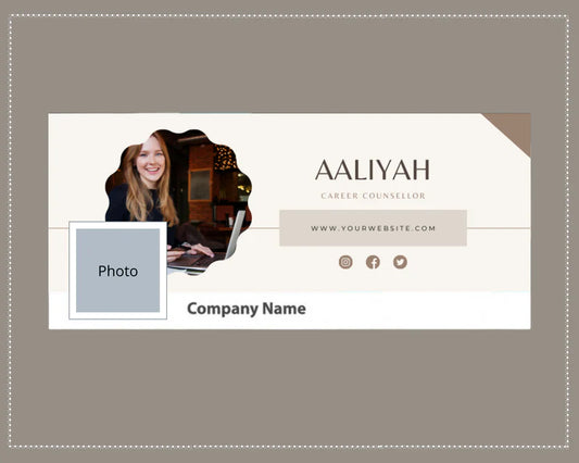 Facebook Timeline Cover Templates, Neutral Facebook Banner in Canva