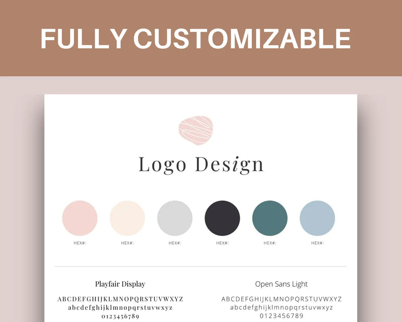Canva Brand Kit Template | Mini Brand Board Template | Commercial Use