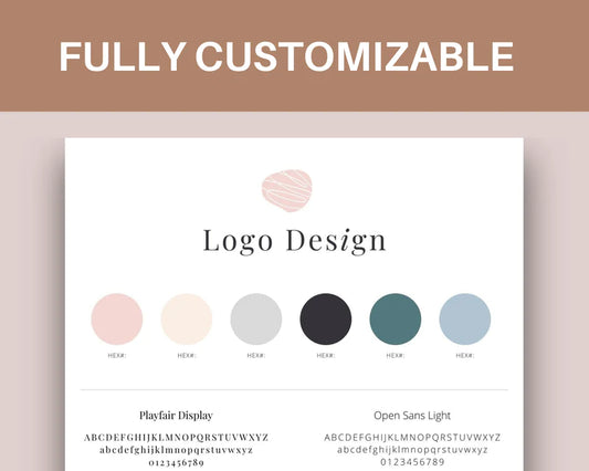 Canva Brand Kit Template | Mini Brand Board Template | Commercial Use