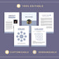 Canva Ebook Template, Editable Canva Template, Boho Mini Ebook Template | A4