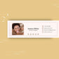 Email Signature Template | Gmail Signature Design | Editable Canva Signature Design