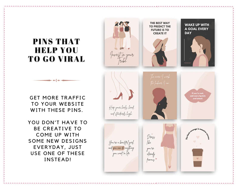 Pinterest Templates Canva - Pinterest Pins Canva Templates - Pinterest Board - Commercial Use