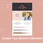 Canva Brand Kit Template | Mini Brand Board Template | Commercial Use