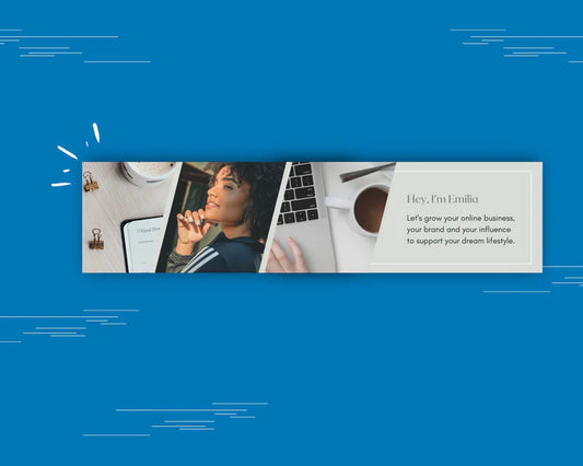 Editable LinkedIn Banner | Canva Template | Linked In | Branding | Header Template | Commercial Use